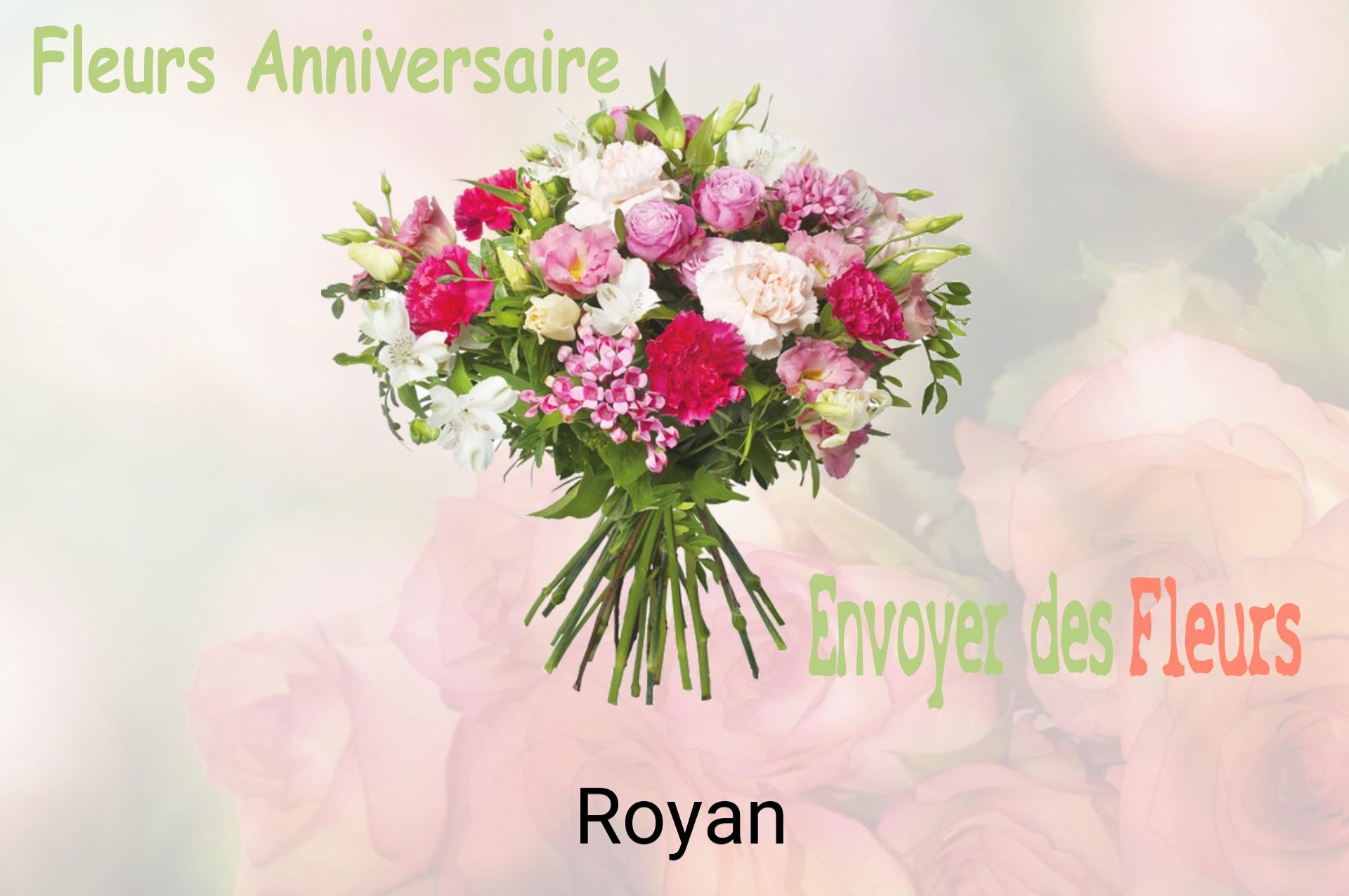 Bouquet de fleurs d’anniversaire livré à Royan